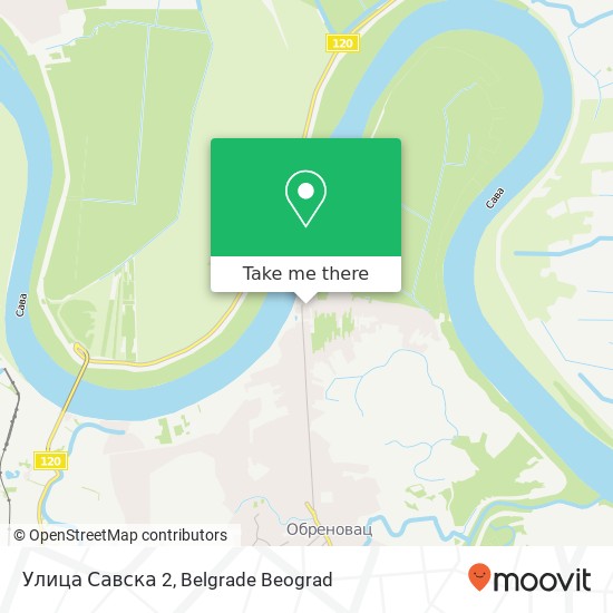 Улица Савска 2 map