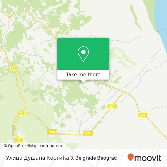 Улица Душана Костића 3 map