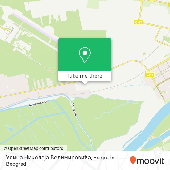 Улица Николаја Велимировића map