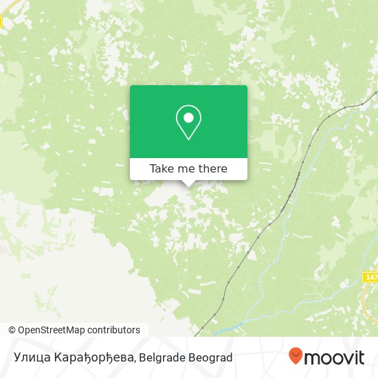 Улица Карађорђева map