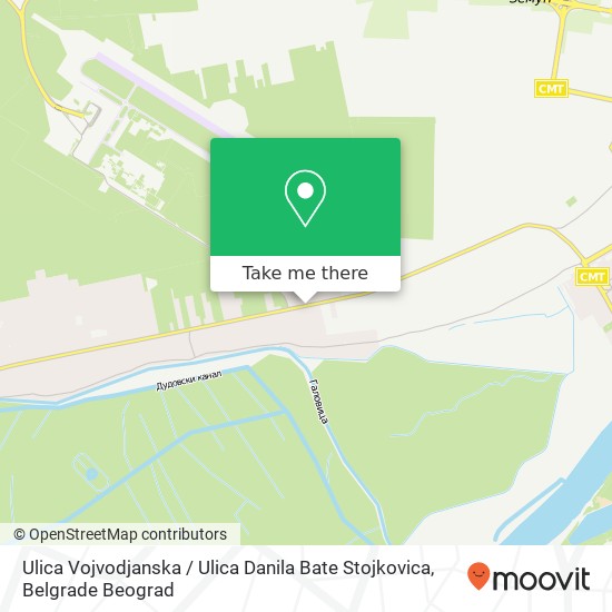 Ulica Vojvodjanska / Ulica Danila Bate Stojkovica map