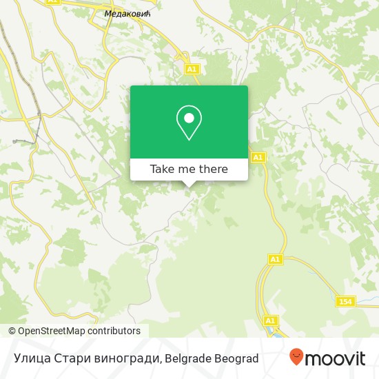 Улица Стари виногради map