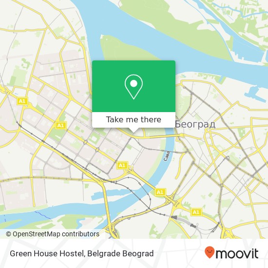 Green House Hostel map