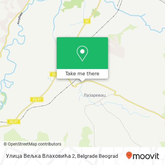 Улица Вељка Влаховића 2 map