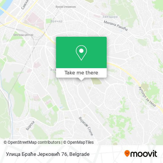 Улица Браће Јерковић 76 map