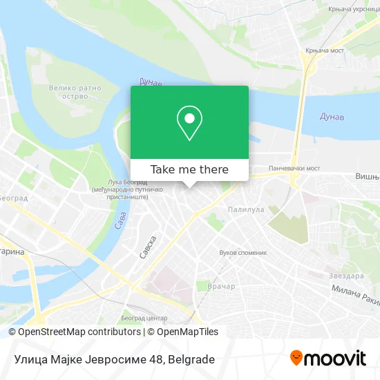 Улица Мајке Јевросиме 48 map
