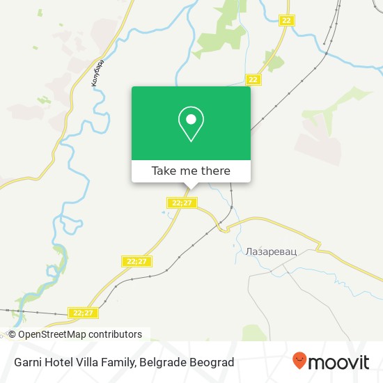 Garni Hotel Villa Family map