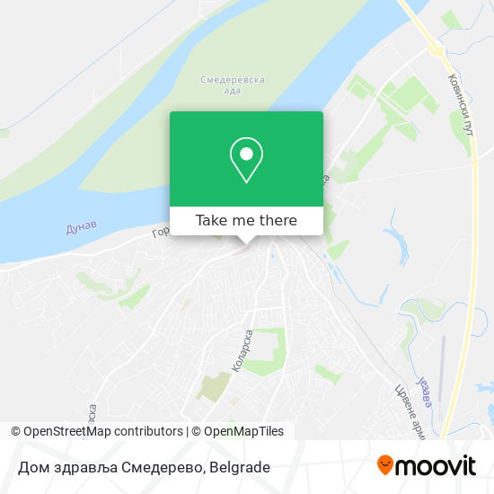 Дом здравља Смедерево map