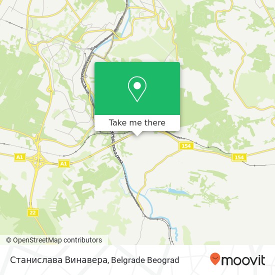 Станислава Винавера map