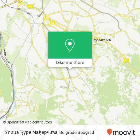 Улица Ђуре Мађерчића map