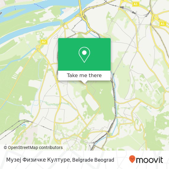 Музеј Физичке Културе map