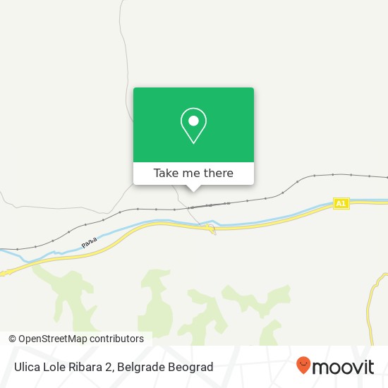 Ulica Lole Ribara 2 map