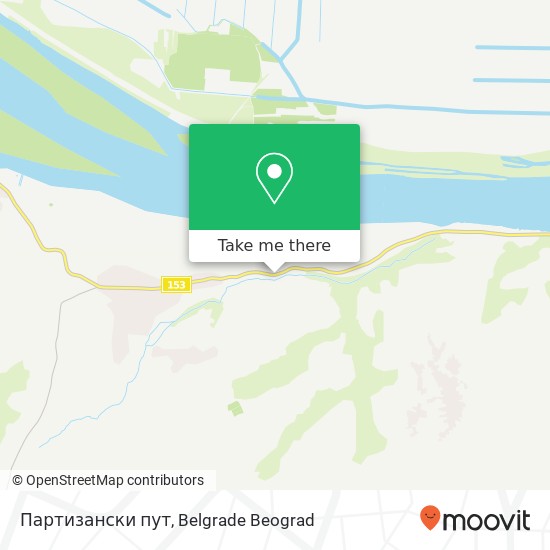 Партизански пут map