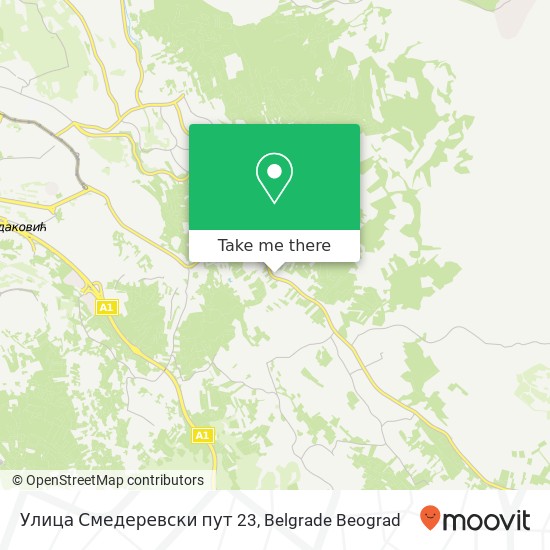 Улица Смедеревски пут 23 map