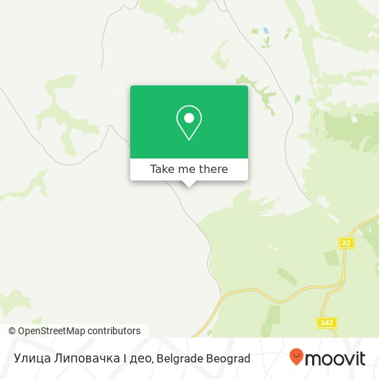 Улица Липовачка I део map