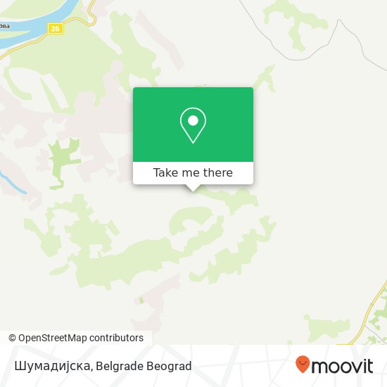 Шумадијска map