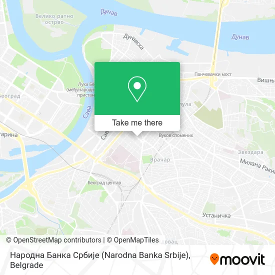 Народна Банка Србије (Narodna Banka Srbije) map