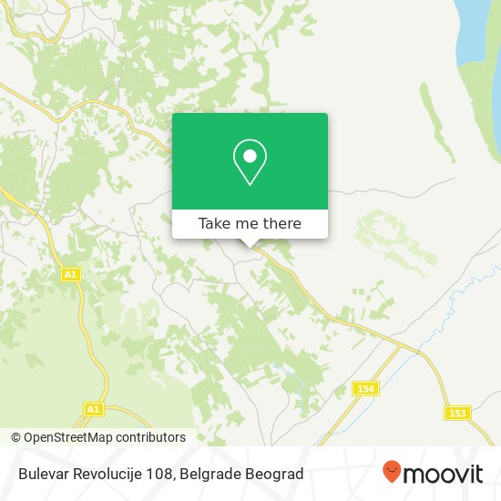 Bulevar Revolucije 108 map