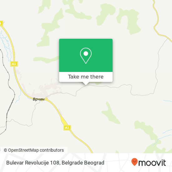 Bulevar Revolucije 108 map