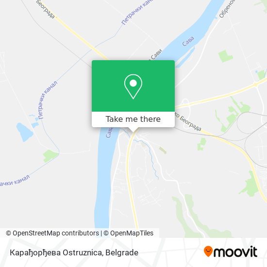 Карађорђева Ostruznica map