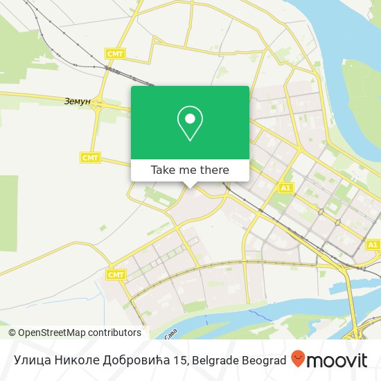 Улица Николе Добровића 15 map