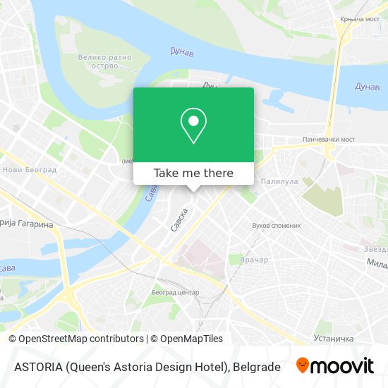 ASTORIA (Queen's Astoria Design Hotel) map