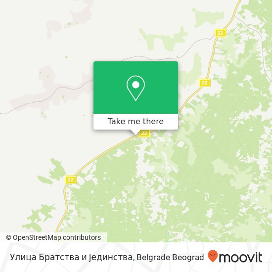 Улица Братства и јединства map