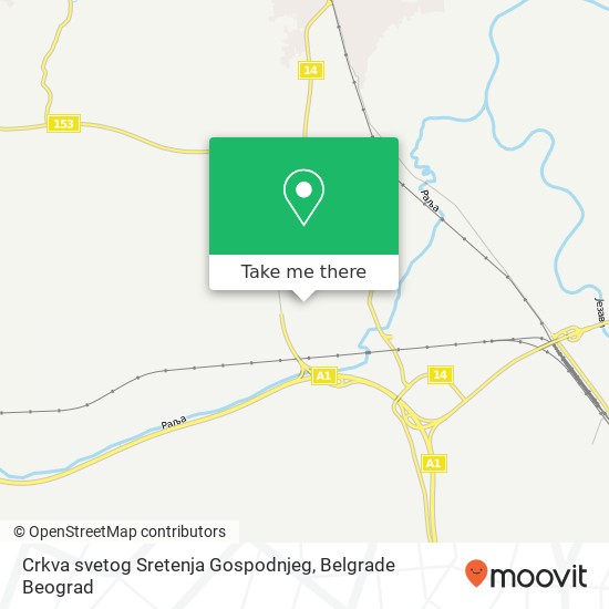 Crkva svetog Sretenja Gospodnjeg map