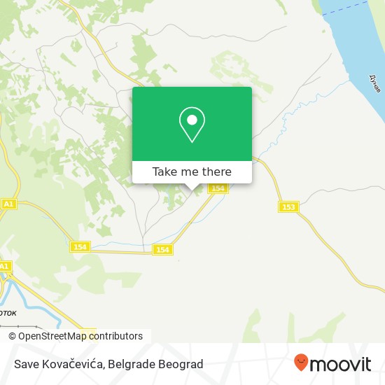 Save Kovačevića map