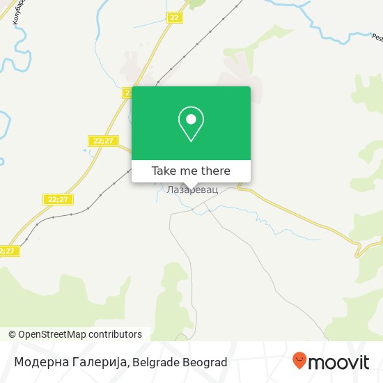 Модерна Галерија map