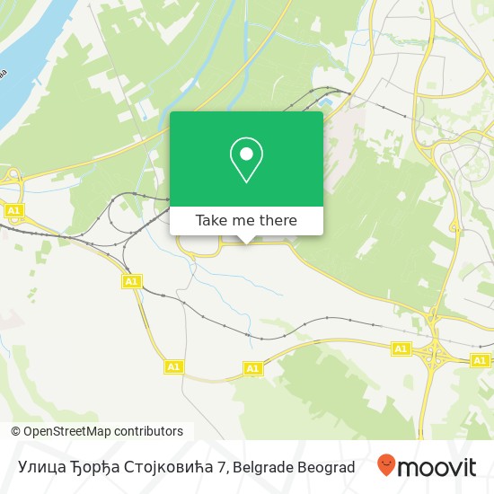 Улица Ђорђа Стојковића 7 map