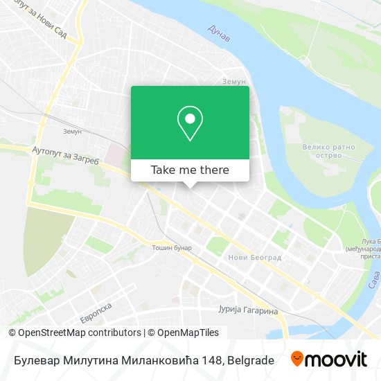 Булевар Милутина Миланковића 148 map