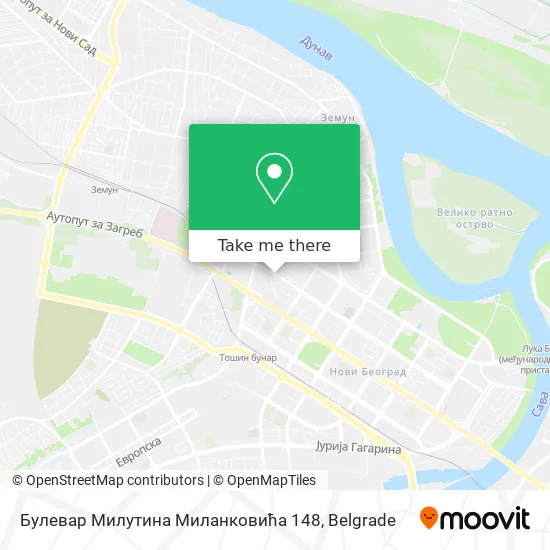 Булевар Милутина Миланковића 148 map