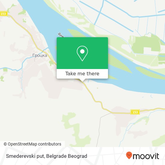 Smederevski put map