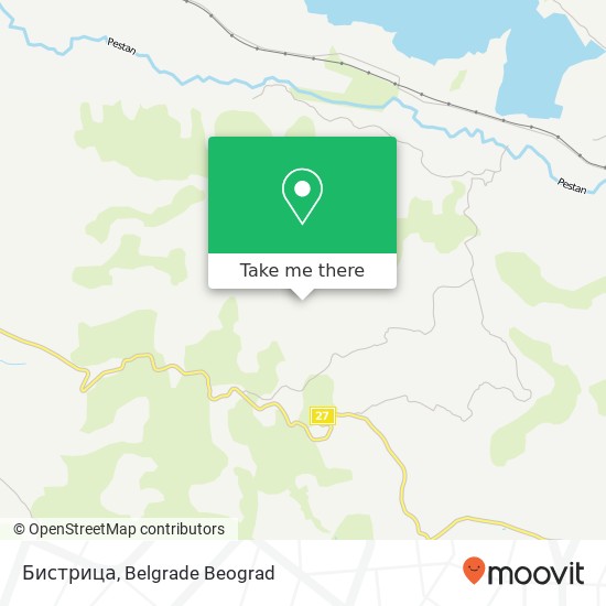 Бистрица map