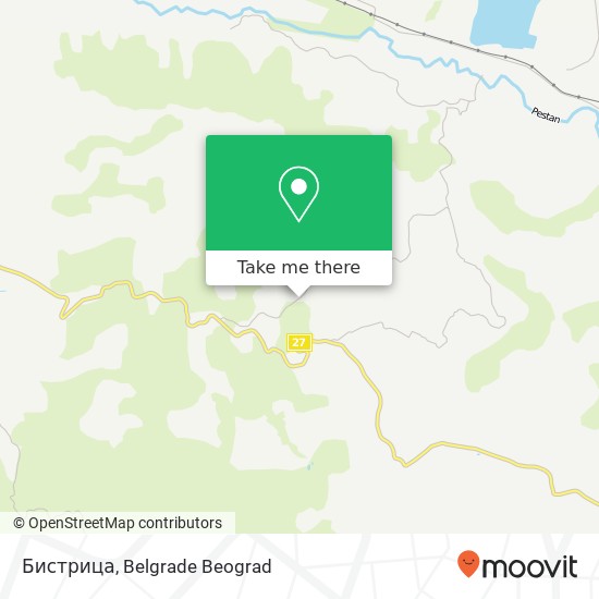 Бистрица map