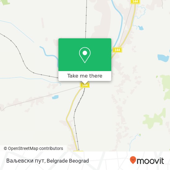 Ваљевски пут map