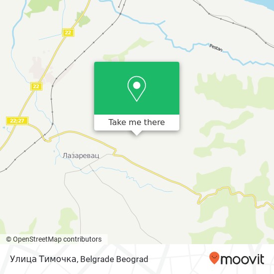 Улица Тимочка map