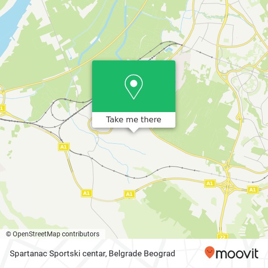 Spartanac Sportski centar map