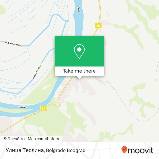 Улица Теслина map