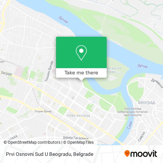 Prvi Osnovni Sud U Beogradu map