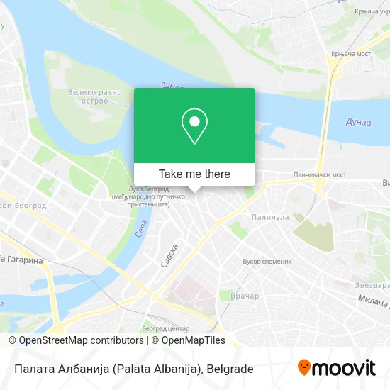 Палата Албанија (Palata Albanija) map