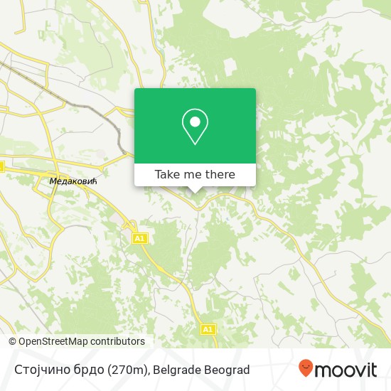 Стојчино брдо (270m) map