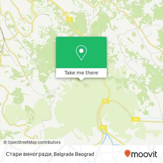 Стари виногради map