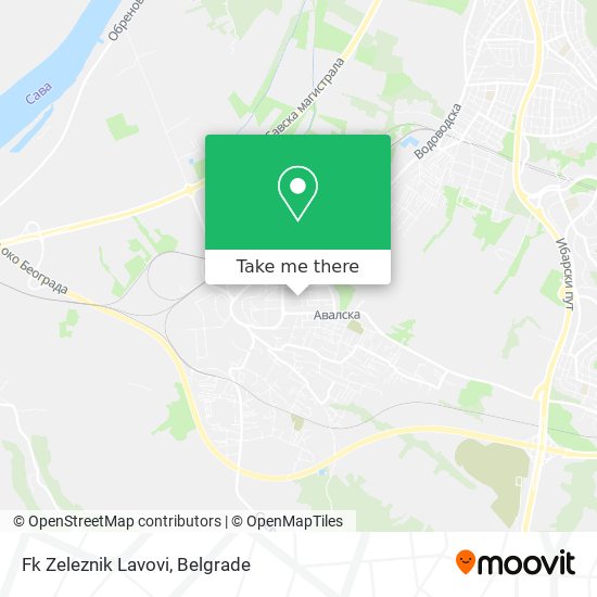 Fk Zeleznik Lavovi map