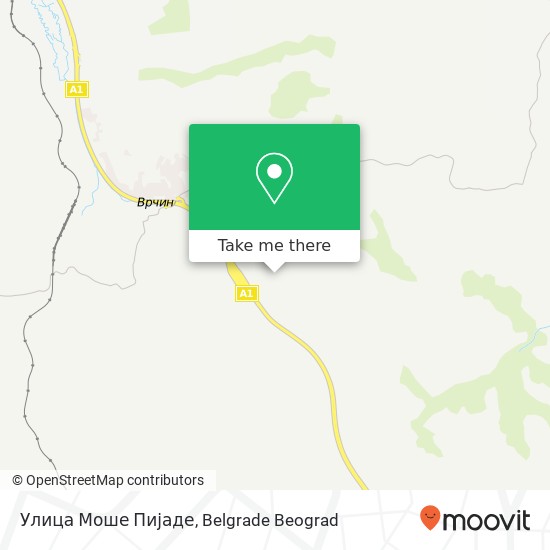 Улица Моше Пијаде map