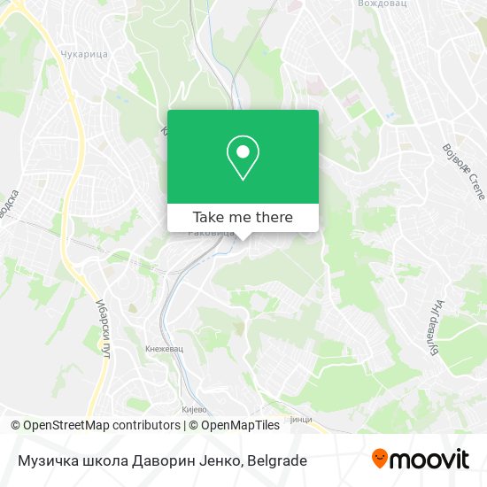 Музичка школа Даворин Јенко map