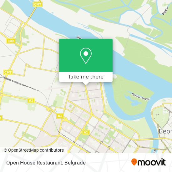 Open House Restaurant map