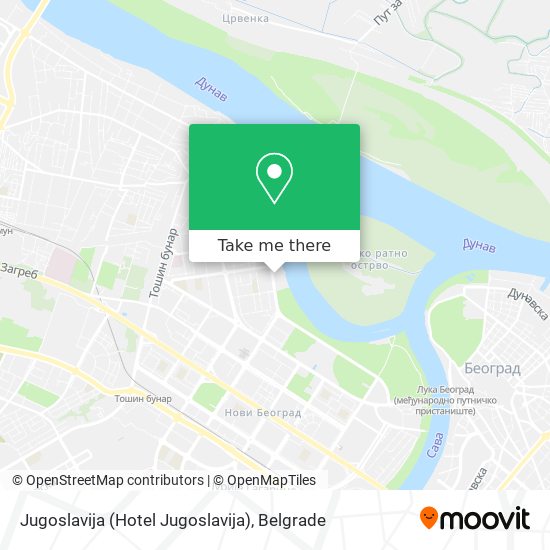 Jugoslavija (Hotel Jugoslavija) map