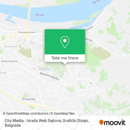 City Media - Izrada Web Sajtova, Grafički Dizajn map